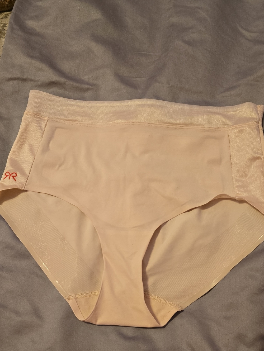 Ruby Ribbon High-Waist Athena Shaping‎ Briefs in Light Blush